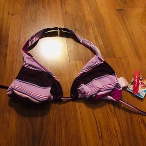 Striped Bikini Top - NEW size L